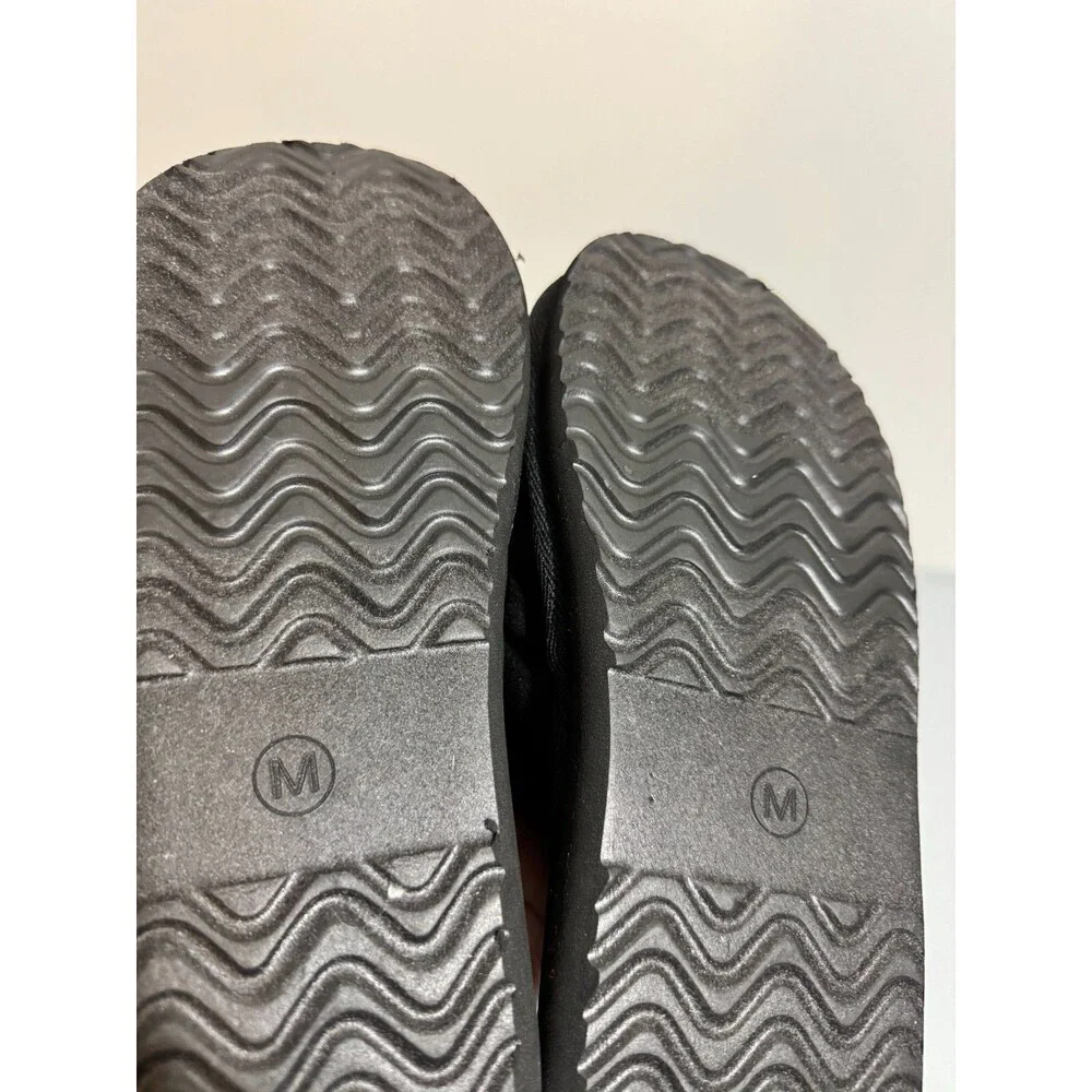 Wondershop Target Kid's  Unisex Slippers Slip On Black Medium 2-3